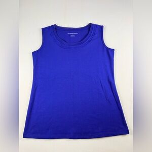 Allison Daley Sleeveless Tank Top in Vibrant Royal Blue SP